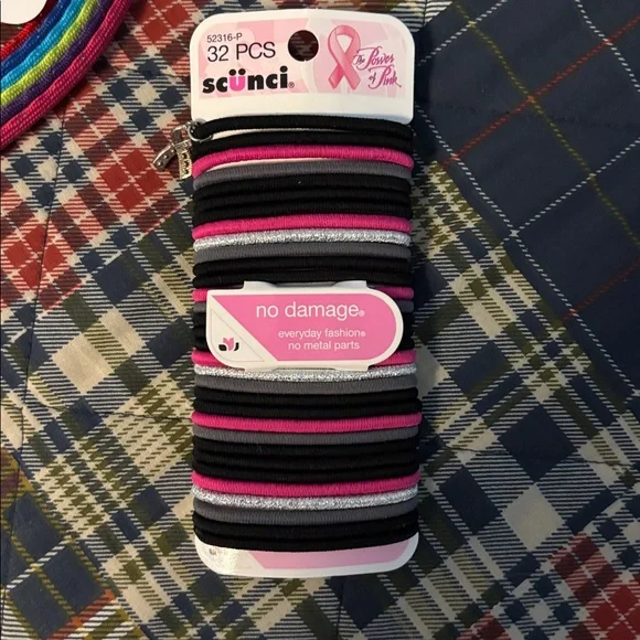 Scunci Multicolor Headbands and Black Hair Ties Set - Picture 5 of 5